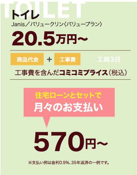 Janis /バリュークリン20.5万円〜（バリュープラン）